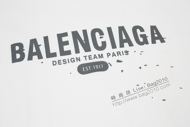Balenciaga專櫃巴黎世家2023SS新款印花T恤 男女同款 tzy2645